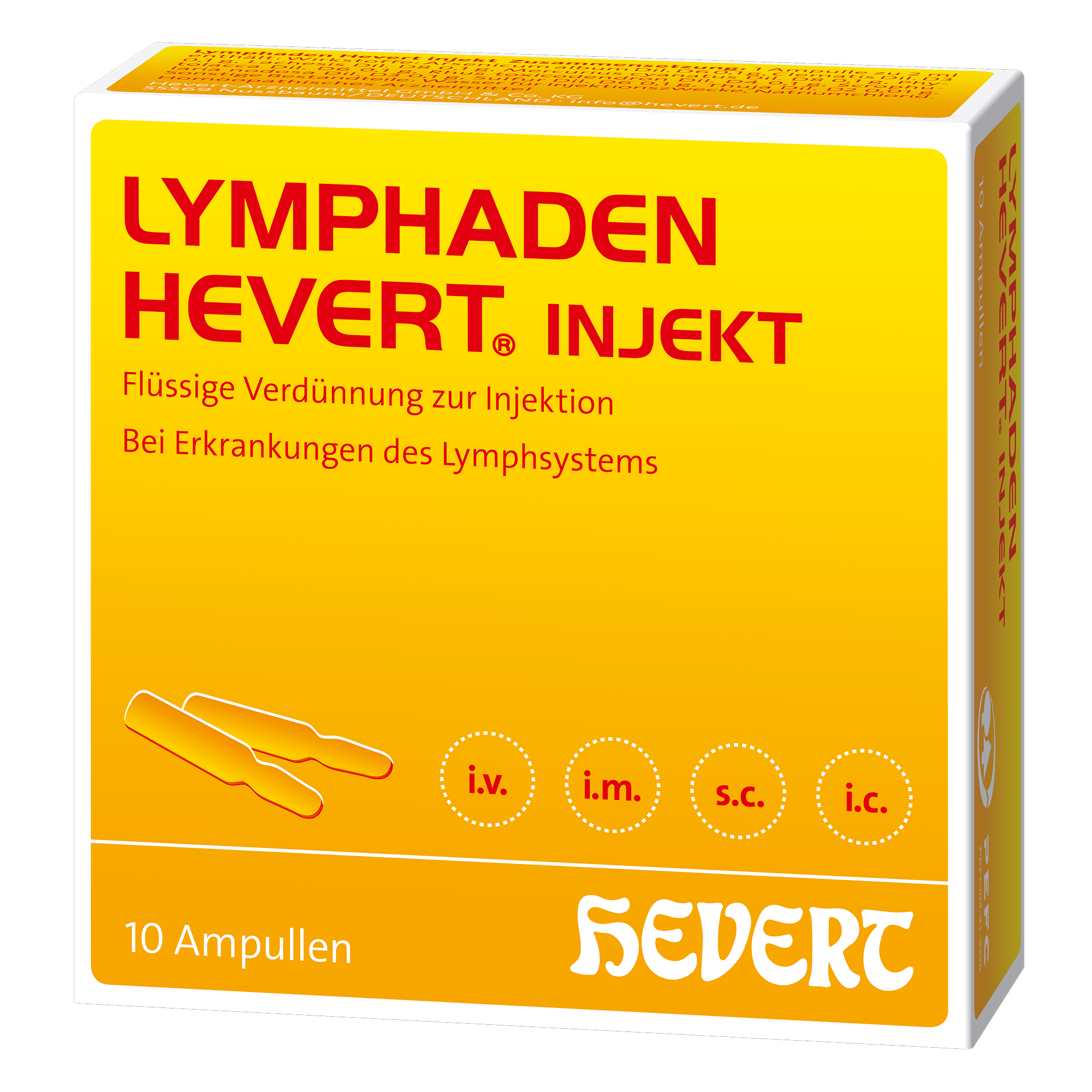Hevert Injection LYMPHADEN HEVERT injekt Ampullen 10X2 ml - Hevert Ampullen ...